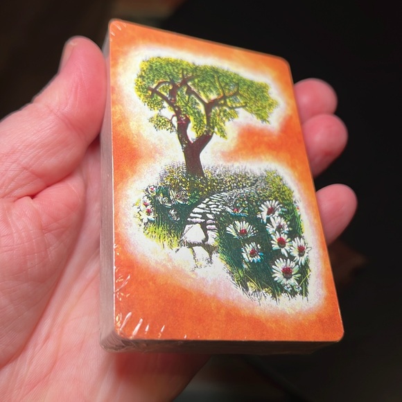 Vintage tooled leather playing card holder bridge and gin rummy score pad - Picture 9 of 11